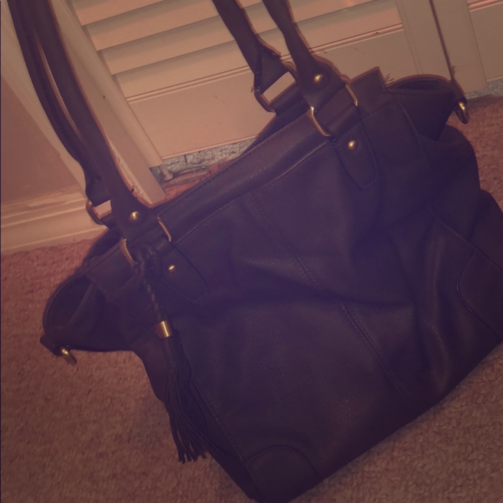 Gray purse